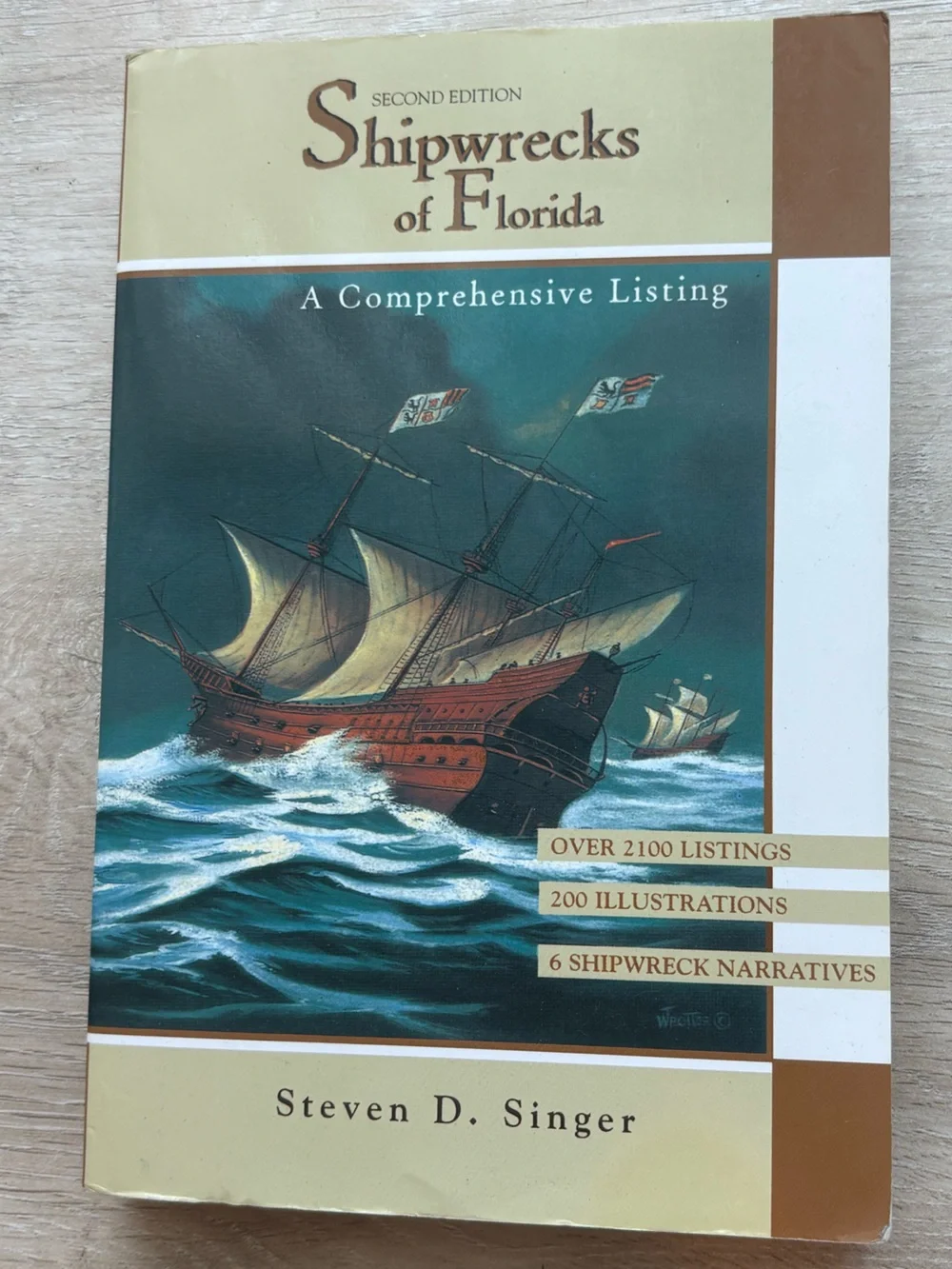 Shipwrecks of Florida: A Comprehensive Listing by Steven D. Singer. Trade Pbk.